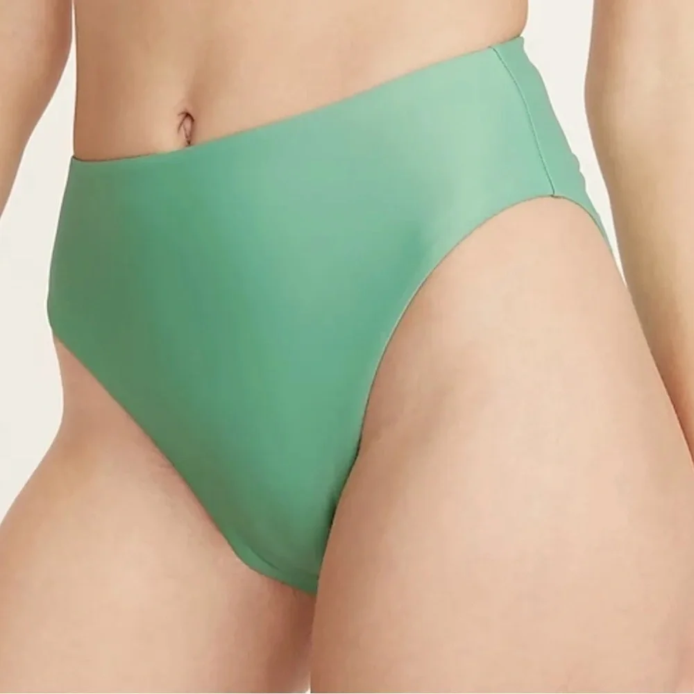 J.Crew High Rise Bikini Bottom Navy Blue Size 3X